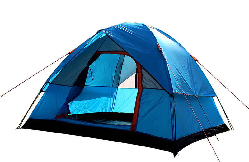4-Person Double Deck Family Outdoor Camping Tent