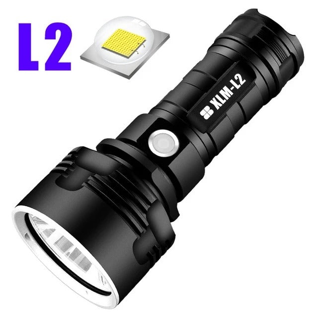 Rechargeable Super Bright LED Outdoor Flashlight with Focus