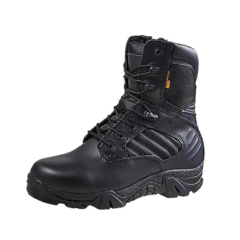 Delta High-Top Cowhide Tactical Combat Boots
