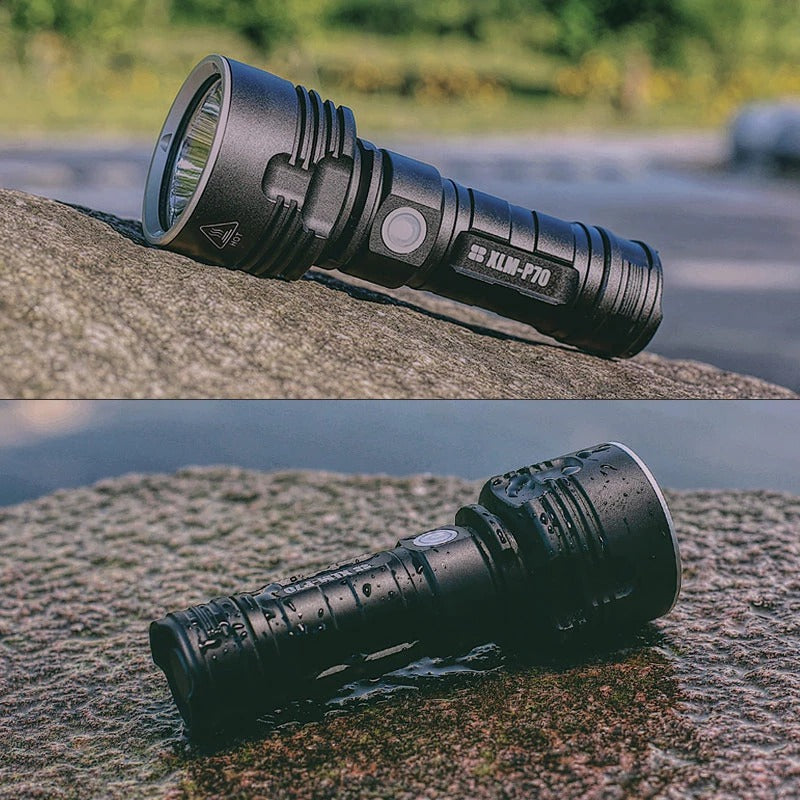 Rechargeable Super Bright LED Outdoor Flashlight with Focus