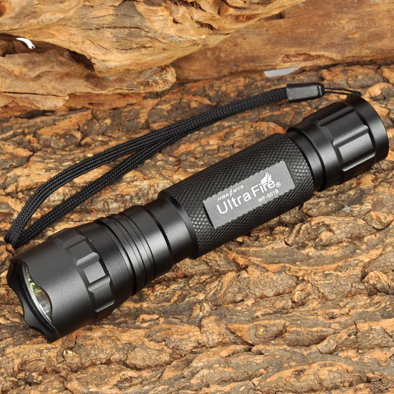 Rechargeable High-Power Long-Range LED Outdoor Flashlight