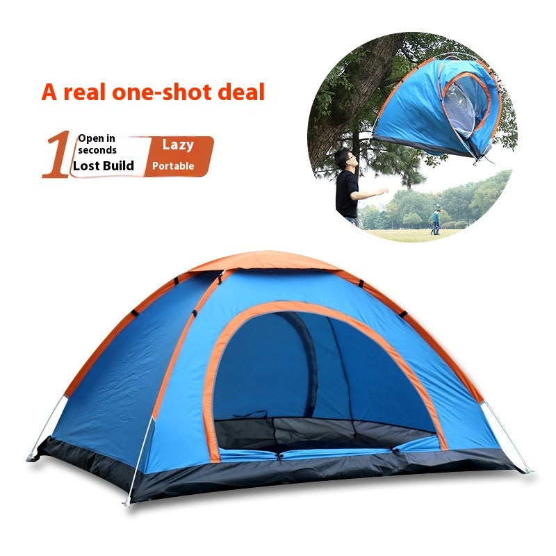 Automatic Multi Person Double Door Camping Tent