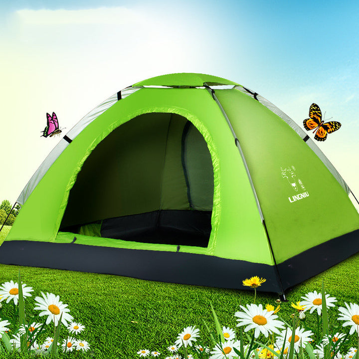 Single-Layer Outdoor Beach Camping Tent