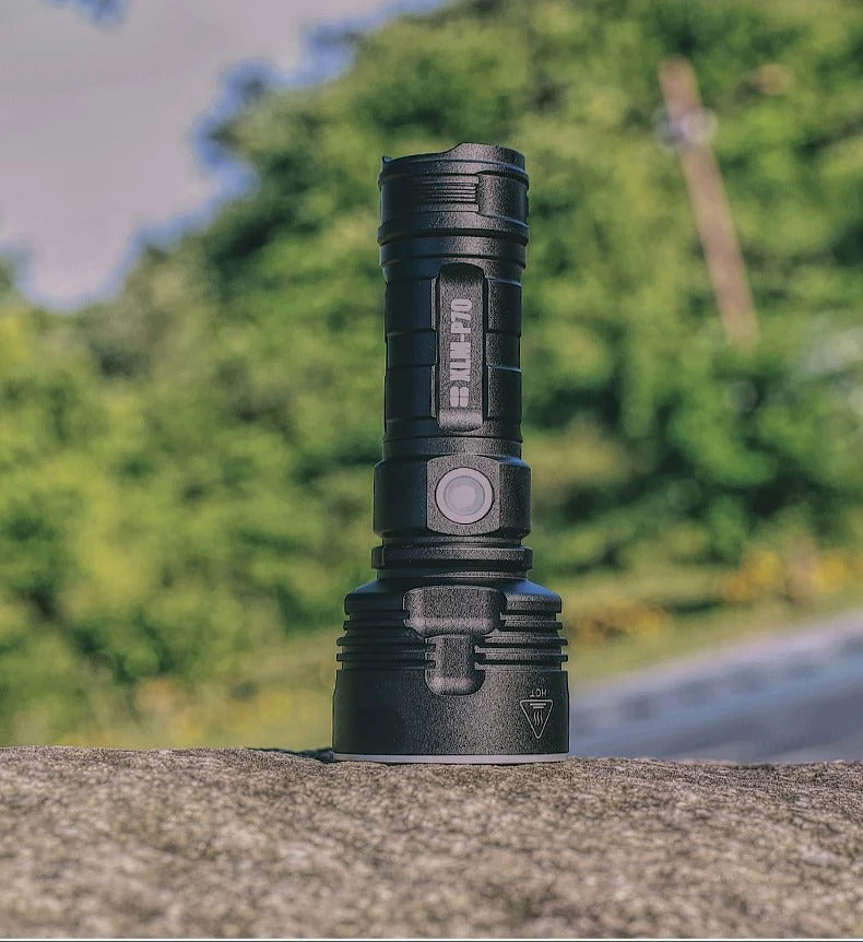 Rechargeable Super Bright LED Outdoor Flashlight with Focus