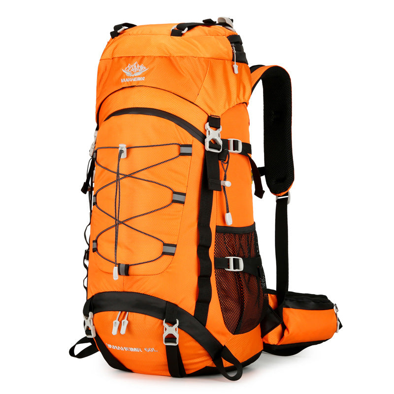 60L Large Capacity Outdoor Hiking and Camping Backpack