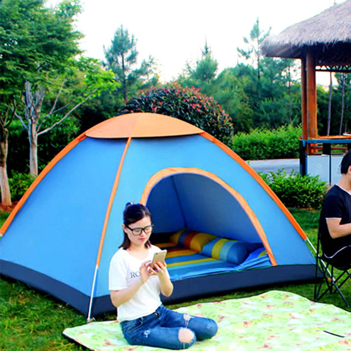 Automatic Camping Tent Double Door Easy Setup