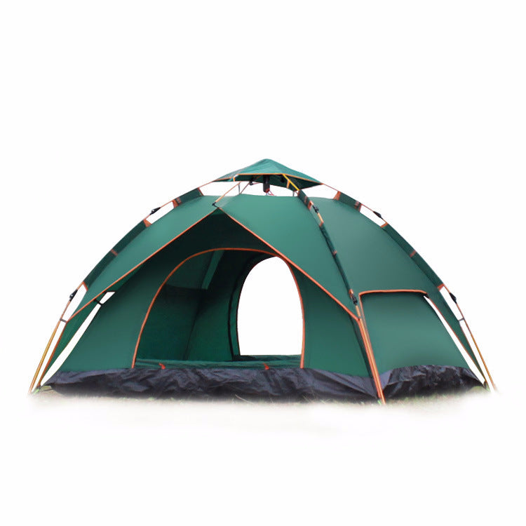 Outdoor Automatic Quick-Opening Double-Decker Camping Tent