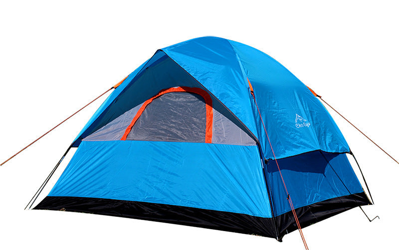 4-Person Double Deck Family Outdoor Camping Tent
