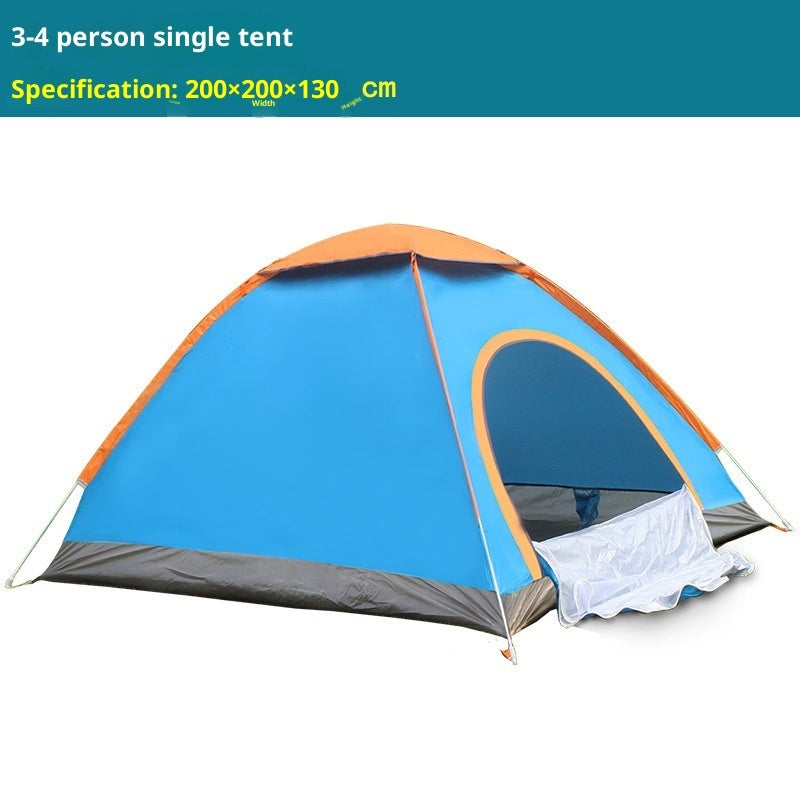 Automatic Camping Tent Double Door Easy Setup