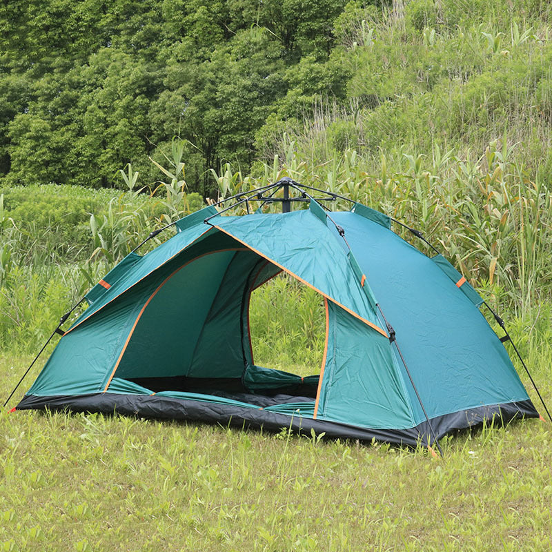 Outdoor Automatic Quick-Opening Double-Decker Camping Tent