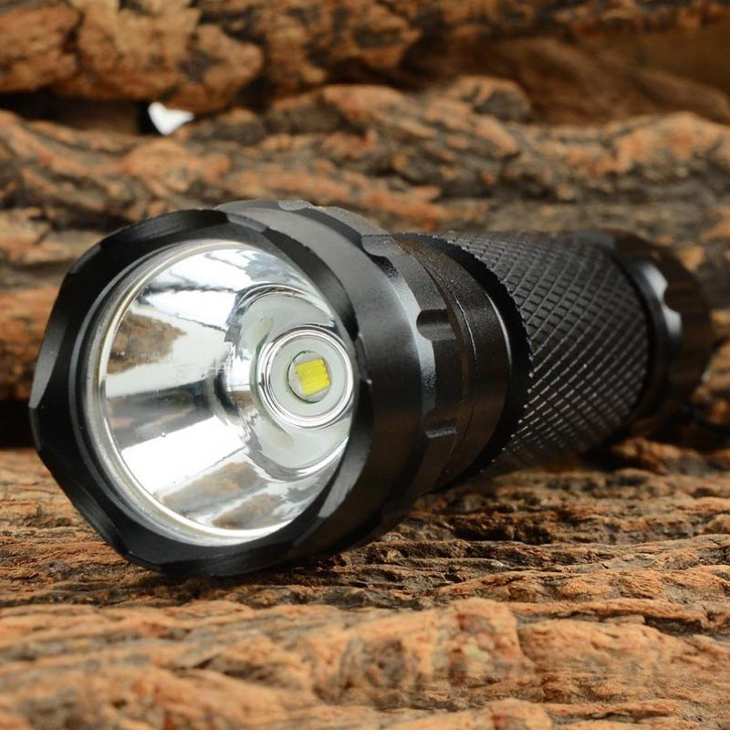 Rechargeable High-Power Long-Range LED Outdoor Flashlight