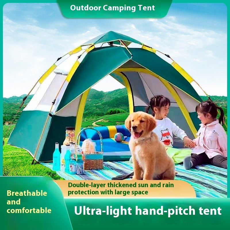 3–4 Person Automatic Outdoor Camping Tent with Rain Protection
