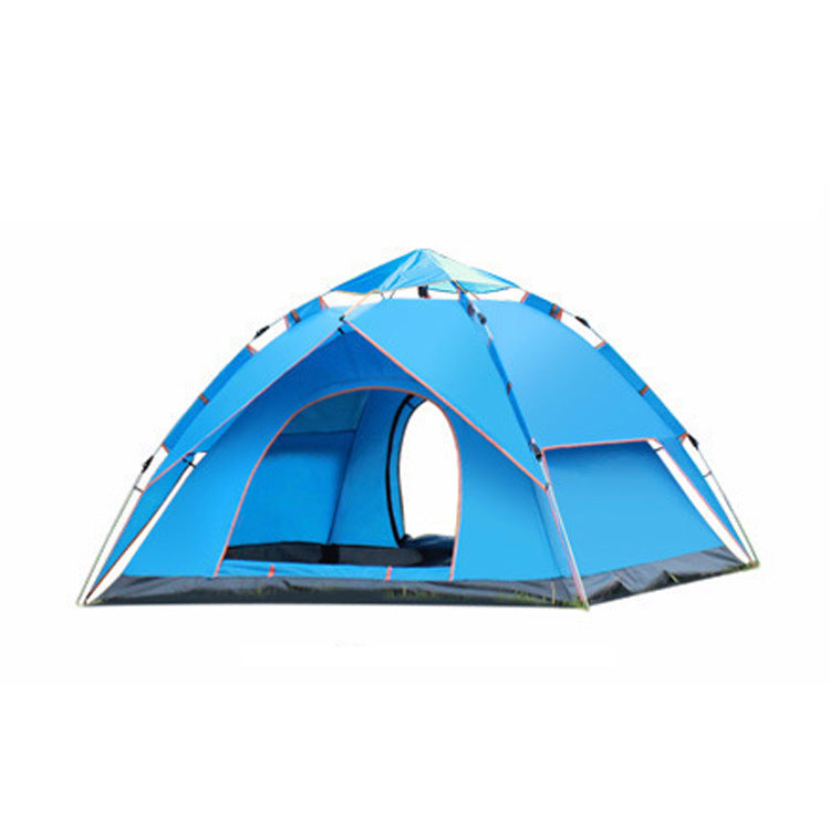 Outdoor Automatic Quick-Opening Double-Decker Camping Tent