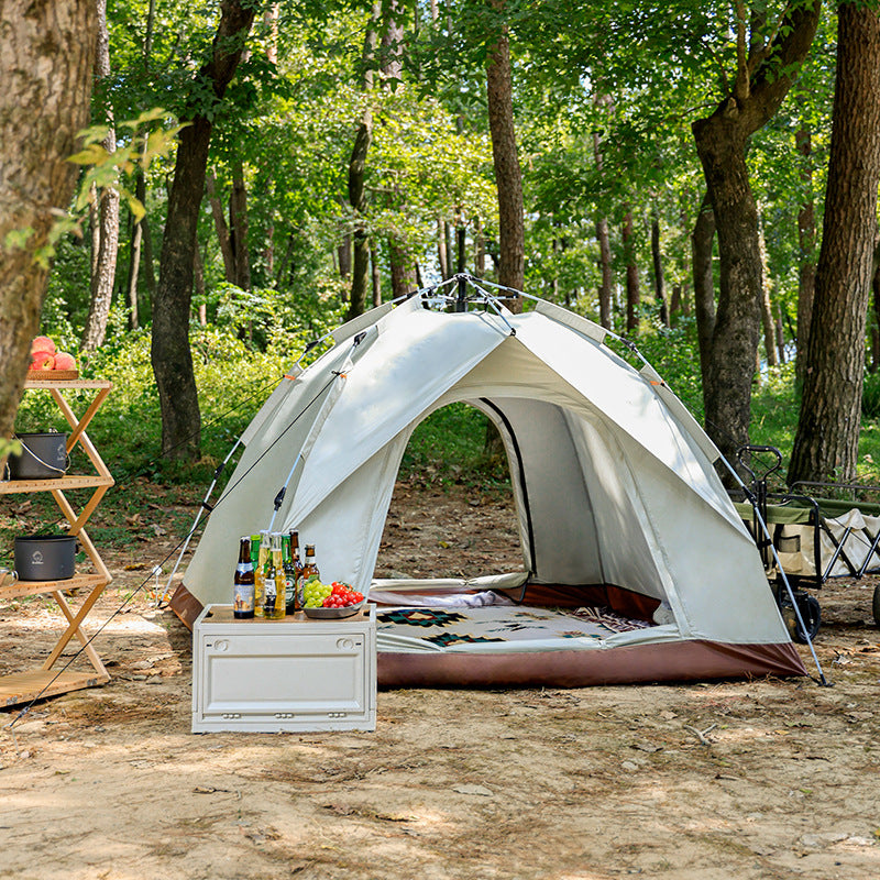 Outdoor Automatic Quick-Opening Double-Decker Camping Tent